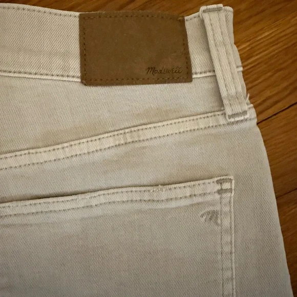 Madewell Cream Women's Jeans - Picture 3 of 4